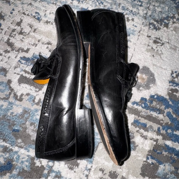 Johnston & Murphy Black Tassel Loafers main image 4